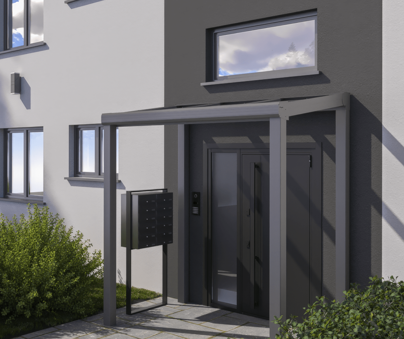 ***Eingangsüberdachung**